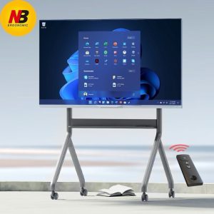 NB North Bayou 電動升降電視落地移動架 P220（無線操控，觸控調節 / 適合55"-90"平板電視機